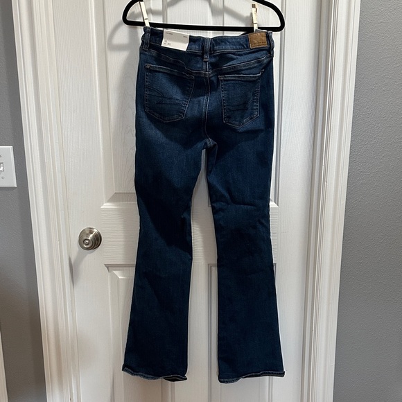 American Eagle Dark Blue Boot Cut Jeans - Picture 2 of 2